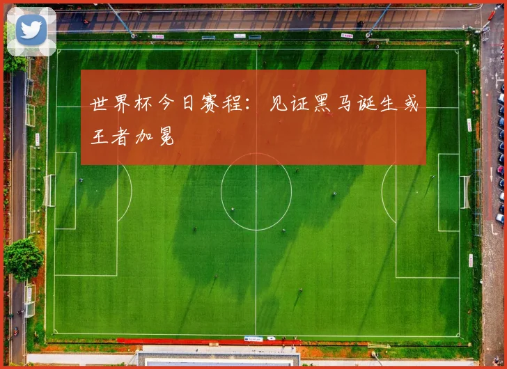 世界杯今日赛程:见证黑马诞生或王者加冕