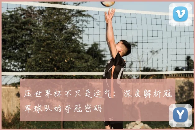 压世界杯不只是运气:深度解析冠军球队的夺冠密码