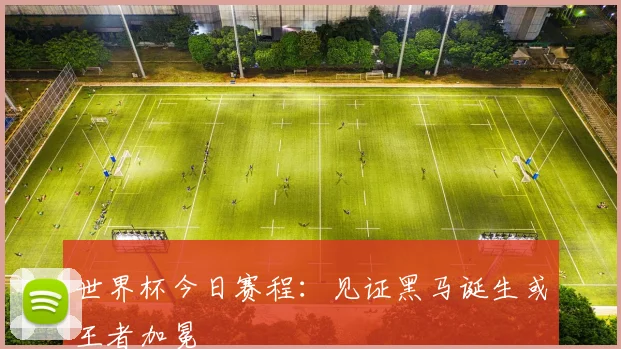 世界杯今日赛程:见证黑马诞生或王者加冕
